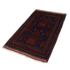 Dark Blue Color Baluchi Rug 2' 9 x 4' 8 (ft) - No. W14780