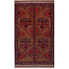 Handmade Baluchi Rug 3' 2 x 4' 3 (ft) - No. W14941