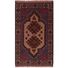 Hand Knotted Baluchi Rug 2' 7 x 4' 4 (ft) - No. W15015