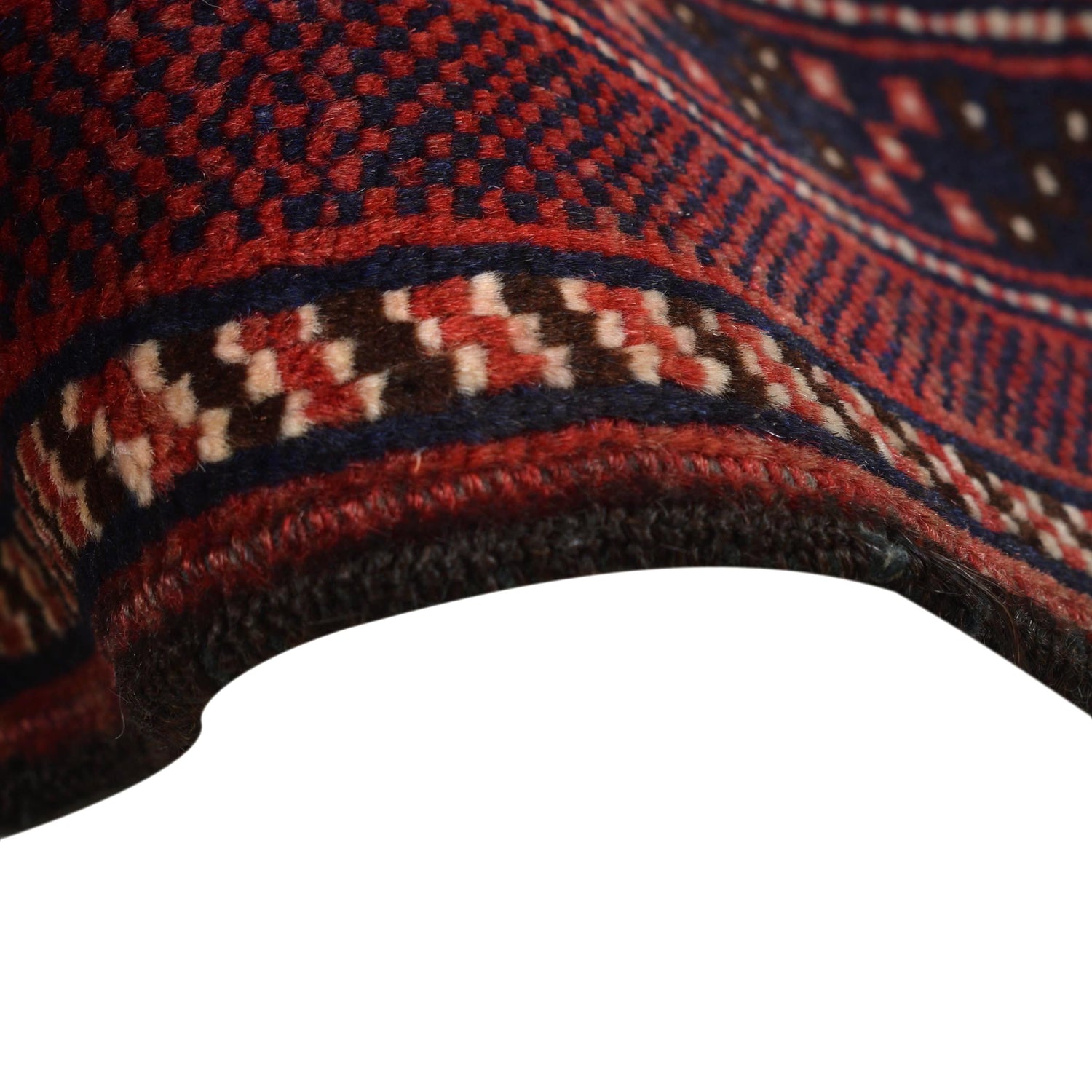 Red Color Prayer Rug 2' 8" x 3' 11" (ft) - No. W15017