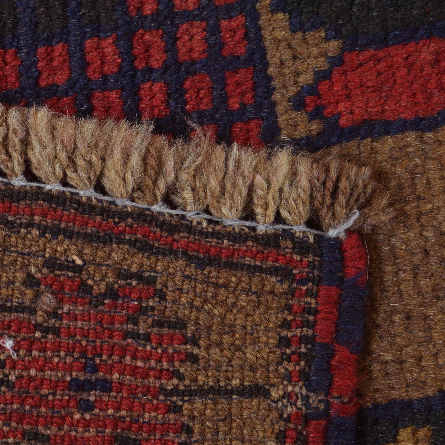 Brown Color Prayer Rug 2' 11" x 4' 9" (ft) - No. W15024