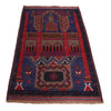 Prayer Rug 3' 0" x 4' 9" (ft) - No. W15051