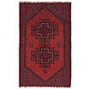 Red Color Baluchi Rug 2' 7 x 4' 4 (ft) - No. W15057