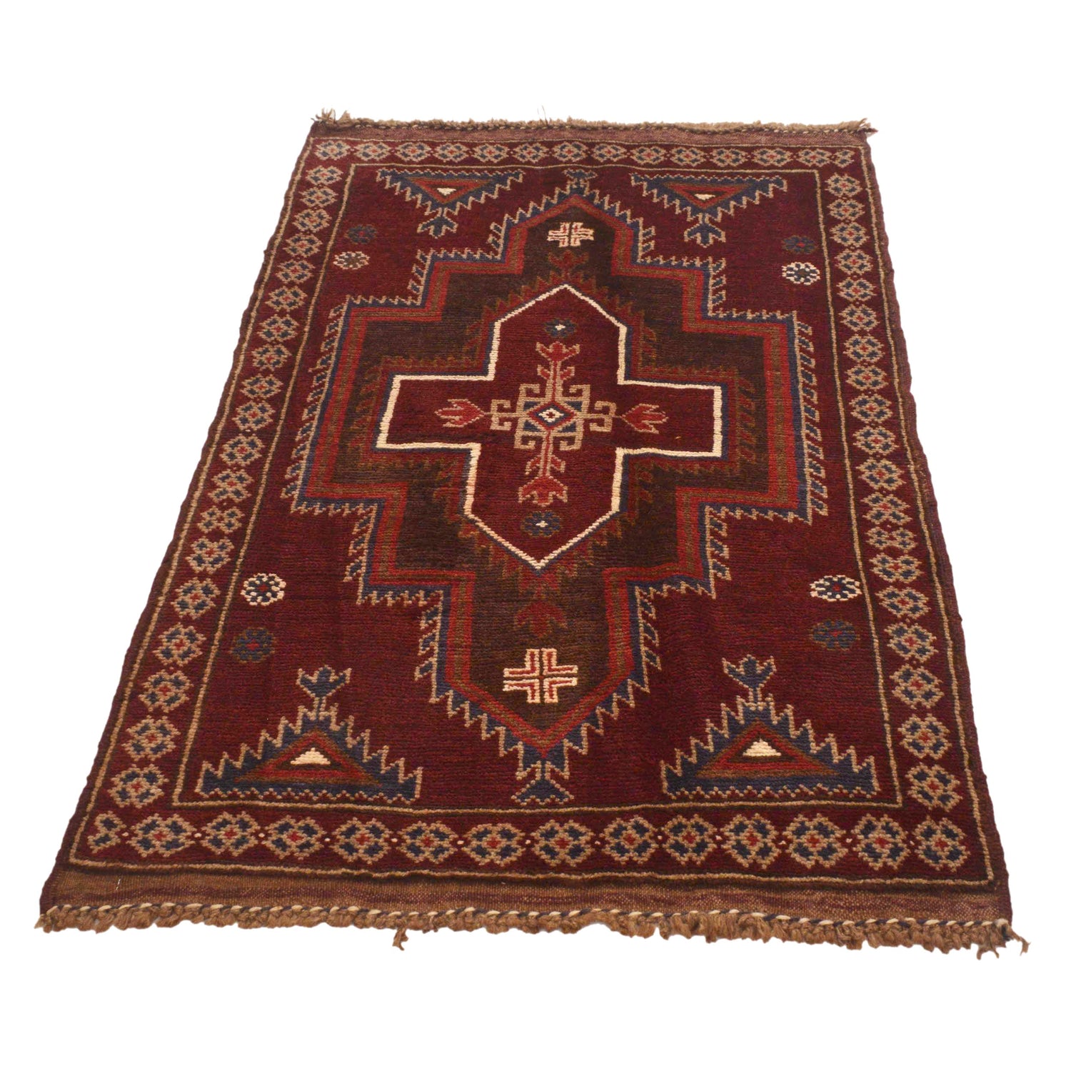 Multi Color Baluchi Rug 2' 10" x 4' 6" (ft) - No. W15065