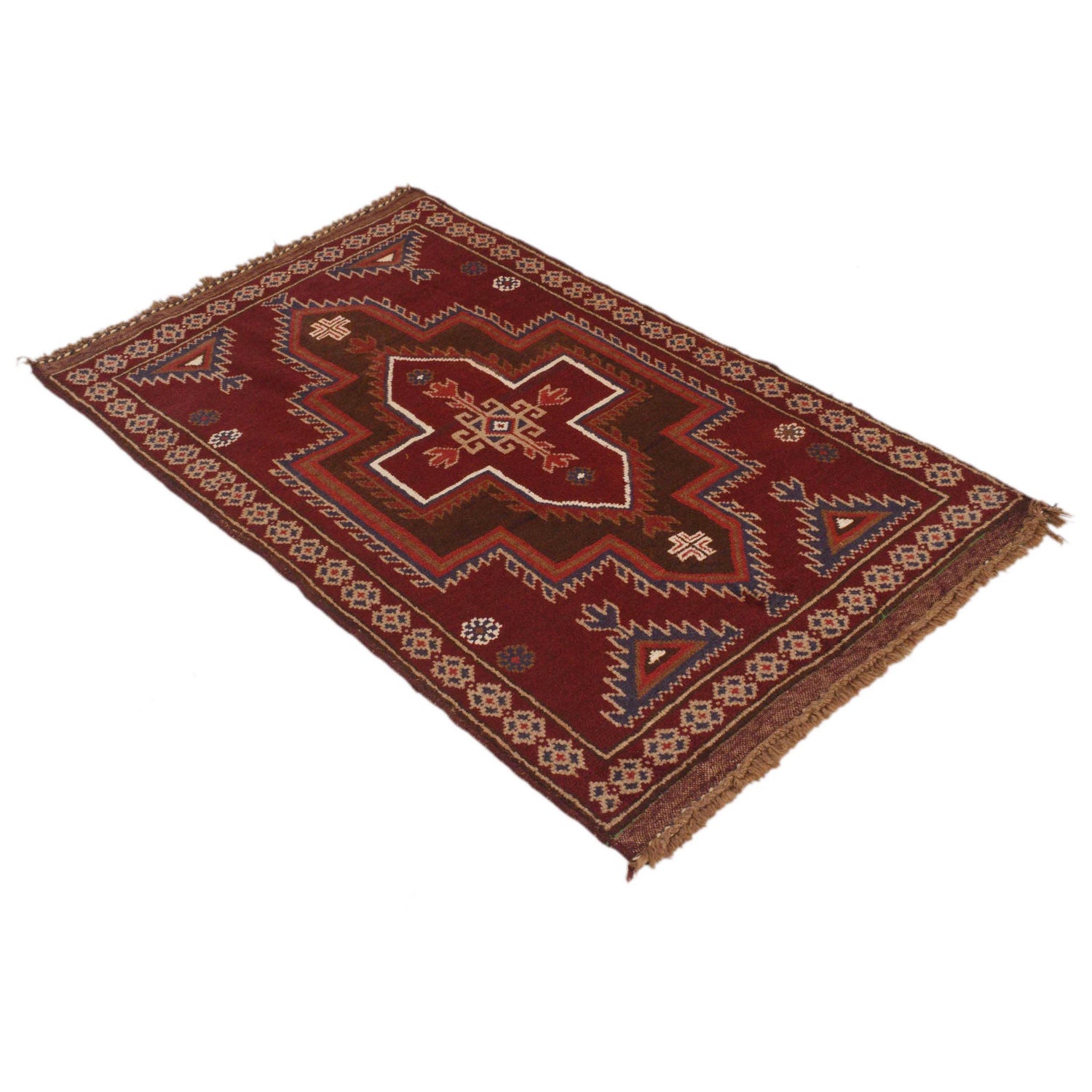 Multi Color Baluchi Rug 2' 10" x 4' 6" (ft) - No. W15065