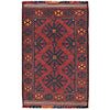 Hand Knotted Baluchi Rug 3' 2 x 4' 6 (ft) - No. W15068