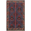 Hand Knotted Baluchi Rug 2' 8 x 4' 6 (ft) - No. W15075