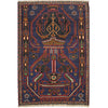 Hand Knotted Baluchi Rug 2' 8 x 4' 5 (ft) - No. W15087