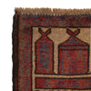 Small Prayer Rug 2' 10" x 4' 5" (ft) - No. W15093