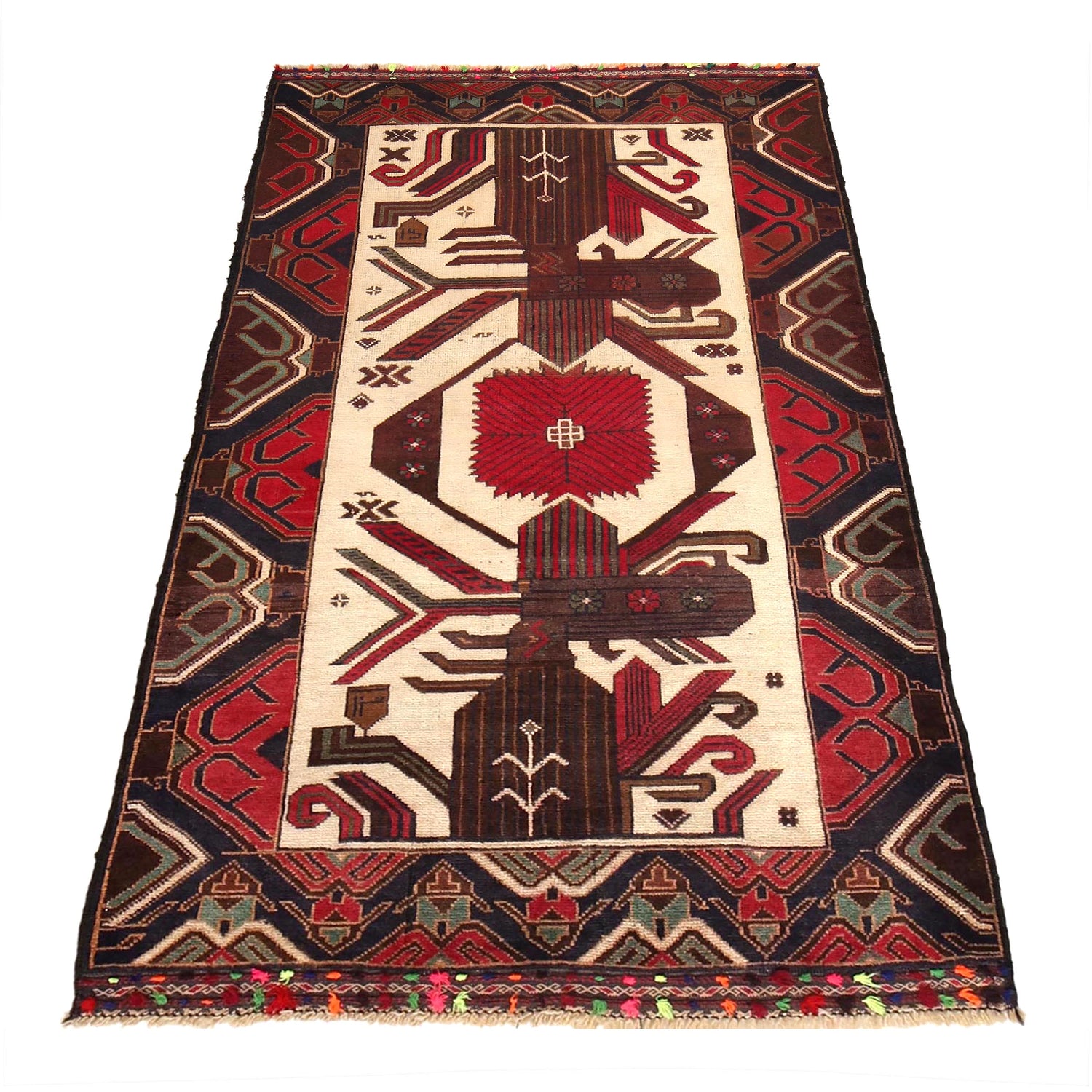 Handmade Baluchi Rug 2' 11" x 5' 0" (ft) - W15148