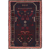 Midnight Blue Color Baluchi Rug 3' 0 x 4' 4 (ft) - No. W15223