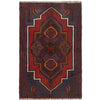 Hand Knotted Baluchi Rug 3' 0 x 4' 5 (ft) - No. W15249