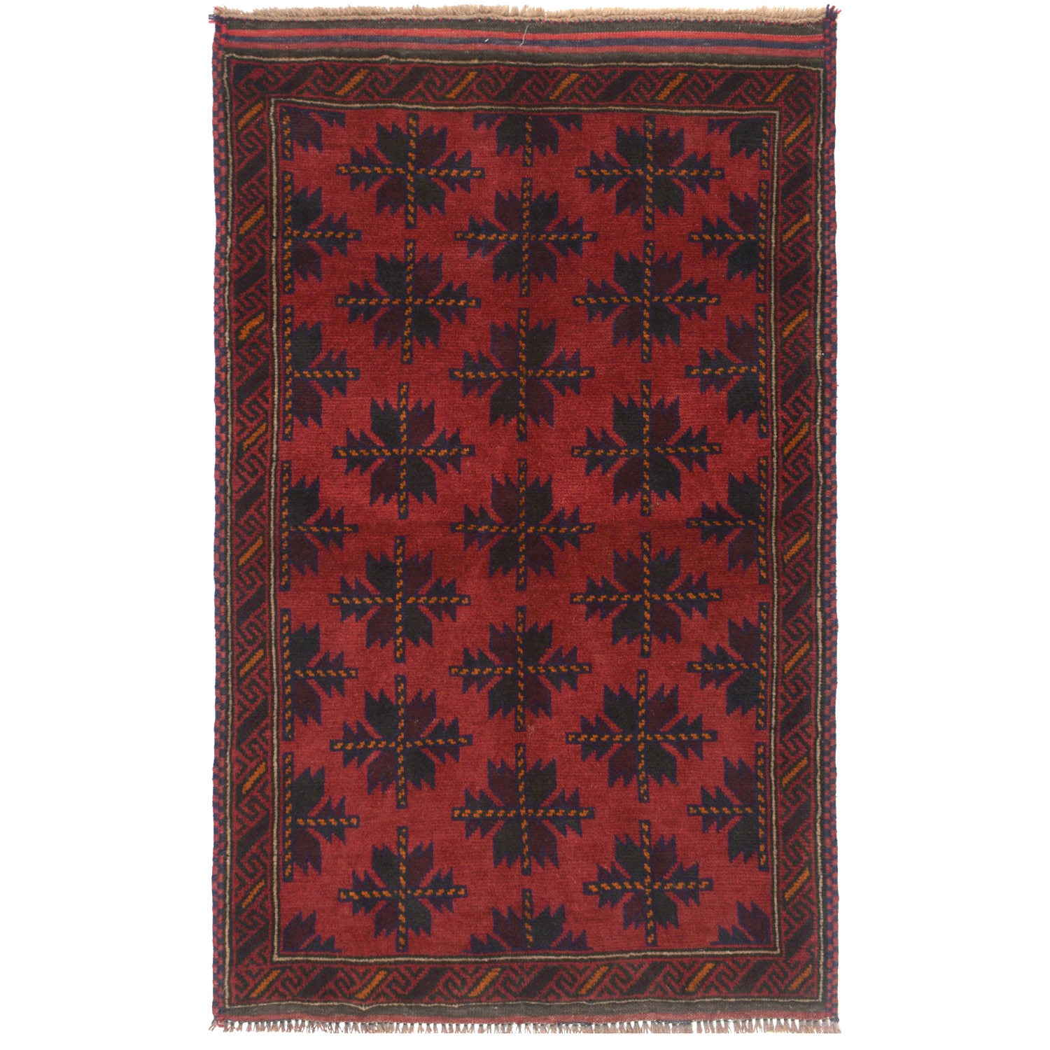 Tribal Baloch Rug 3' 0 x 4' 7 (ft) - No. W15258