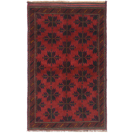 Tribal Baloch Rug 3' 0 x 4' 7 (ft) - No. W15258