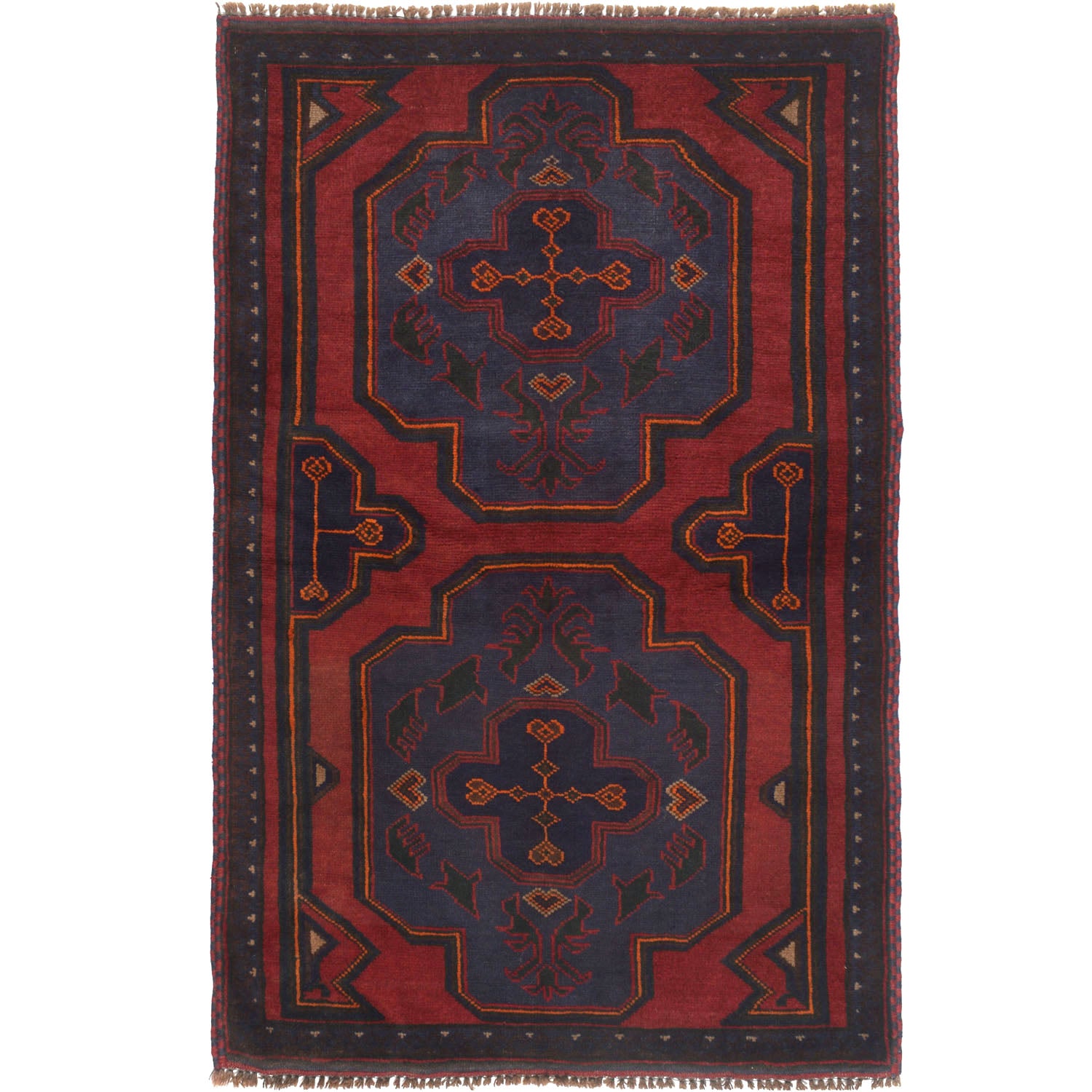 Tribal Baloch Rug 3' 0 x 5' 0 (ft) - No. W15260