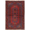 Red Color Baluchi Rug 2' 8 x 4' 2 (ft) - No. W15263