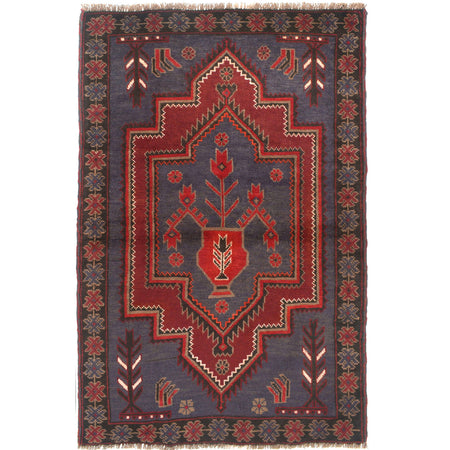 Traditional Baloch Rug 3' 0 x 5' 0 (ft) - No. W15299