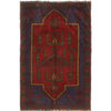 Traditional Baloch Rug 2' 9 x 4' 9 (ft) - No. W15325