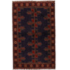 Blue Color Baluchi Rug 2' 6 x 4' 1 (ft) - No. W15505