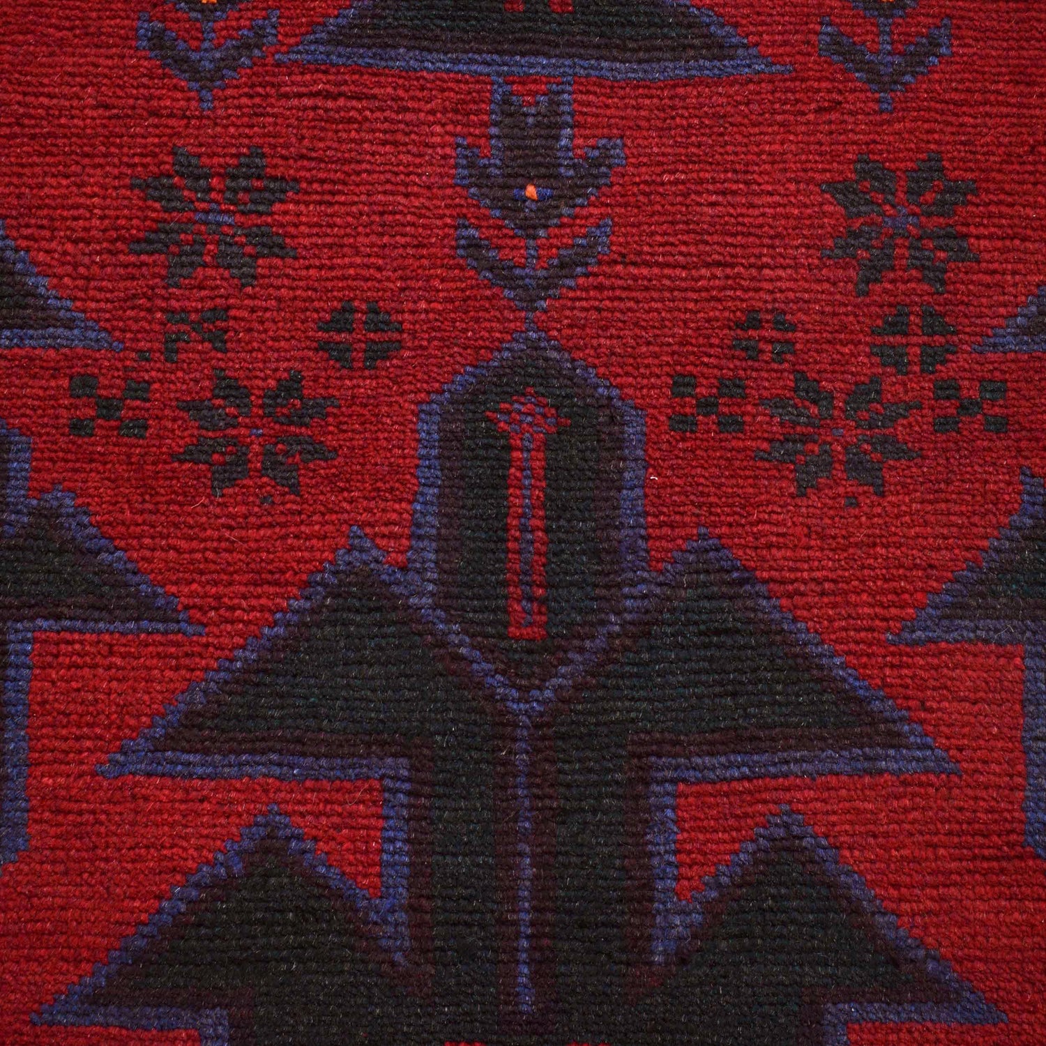 Red Color Baluchi Rug 2' 9" x 4' 7" (ft) - No. W15506