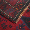 Red Color Baluchi Rug 2' 9" x 4' 7" (ft) - No. W15506