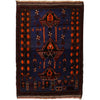 Traditional Baloch Rug 3' 5 x 4' 7 (ft) - No. W15511