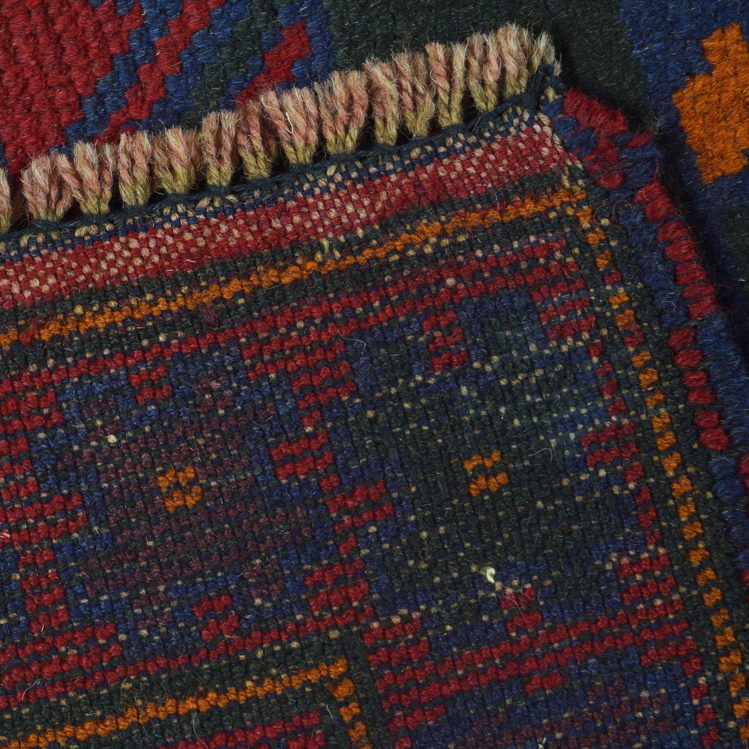 Red Color Prayer Rug 3' 0" x 4' 11" (ft) - No. W15623