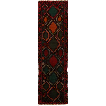 Handmade Baluchi Runner 2' 4 x 9' 2 (ft) - No. W16724
