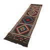 Flatweave Kilim Runner 2' 3" x 9' 3" (ft) - No. W17050