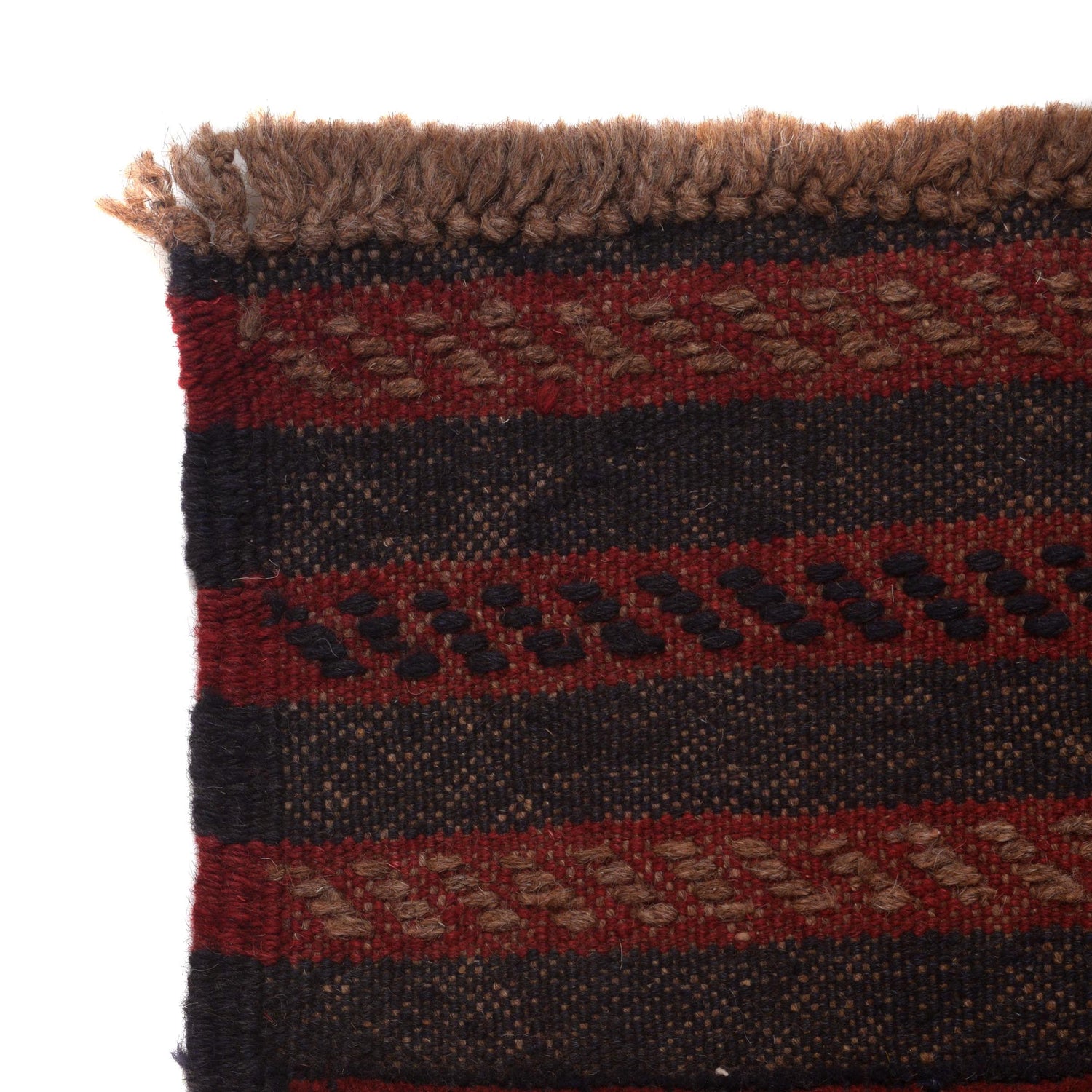 Red Mashwani Short Runner 1' 10" x 7' 9" (ft) - No. W17077