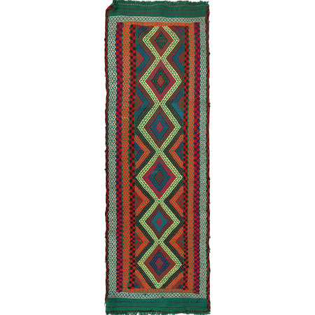 Embroidery Kilim Runner 2' 1" x 6' 9" (ft) - No. W17101