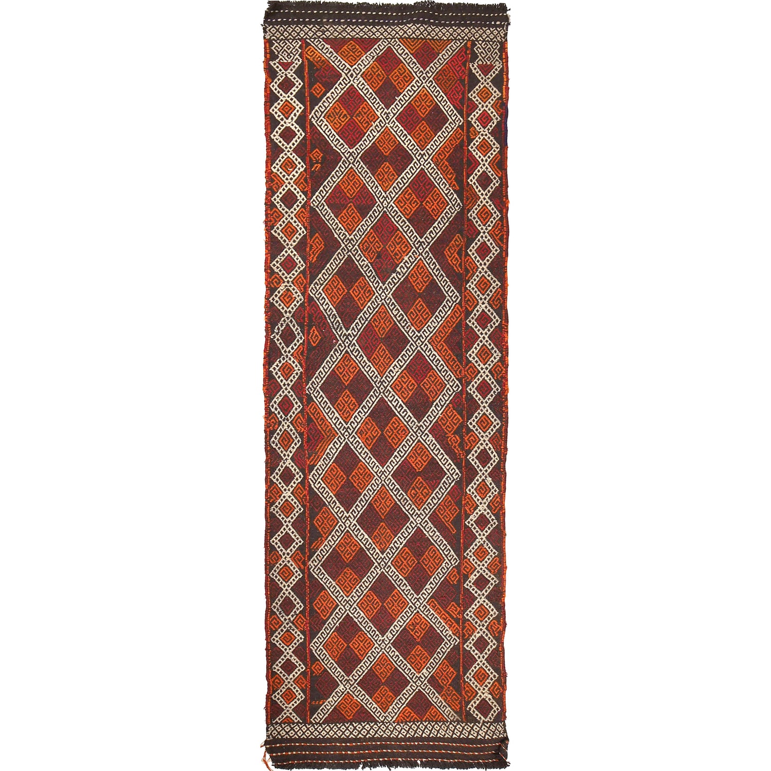 Handmade Suzuni Kilim Runner 2' 6" x 8' 2" (ft) - No. W17106