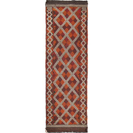 Handmade Suzuni Kilim Runner 2' 6" x 8' 2" (ft) - No. W17106