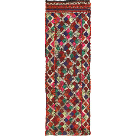 Handmade Suzuni Kilim Runner 2' 4" x 9' 11" (ft) - No. W17112