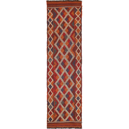 Handmade Suzuni Kilim Runner 2' 7" x 9' 6" (ft) - No. W17114