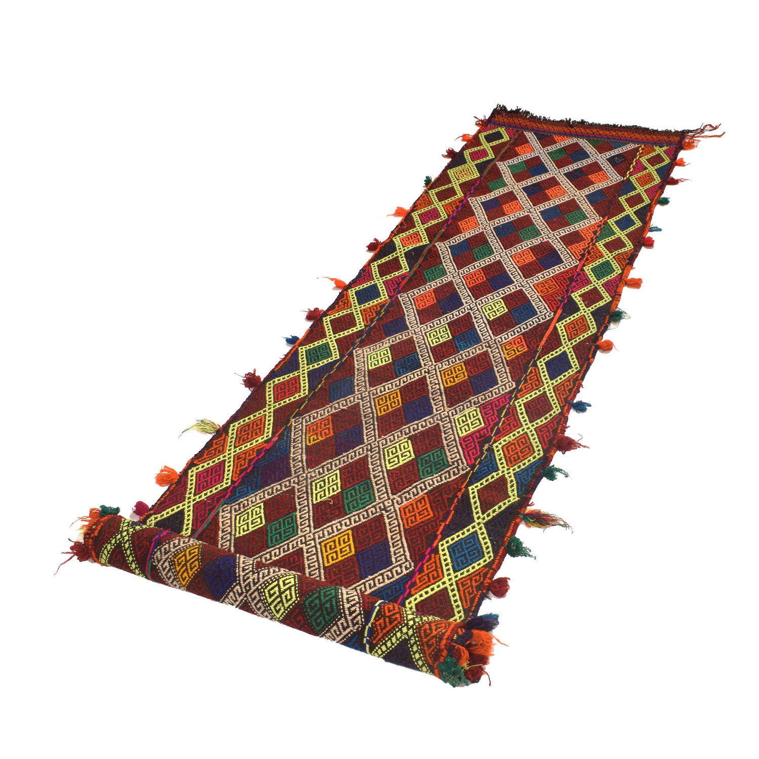 Embroidery Kilim Runner 2' 6" x 10' 6" (ft) - No. W17127