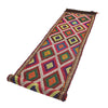 Flatweave Kilim Runner 2' 7" x 10' 10" (ft) - No. W17139