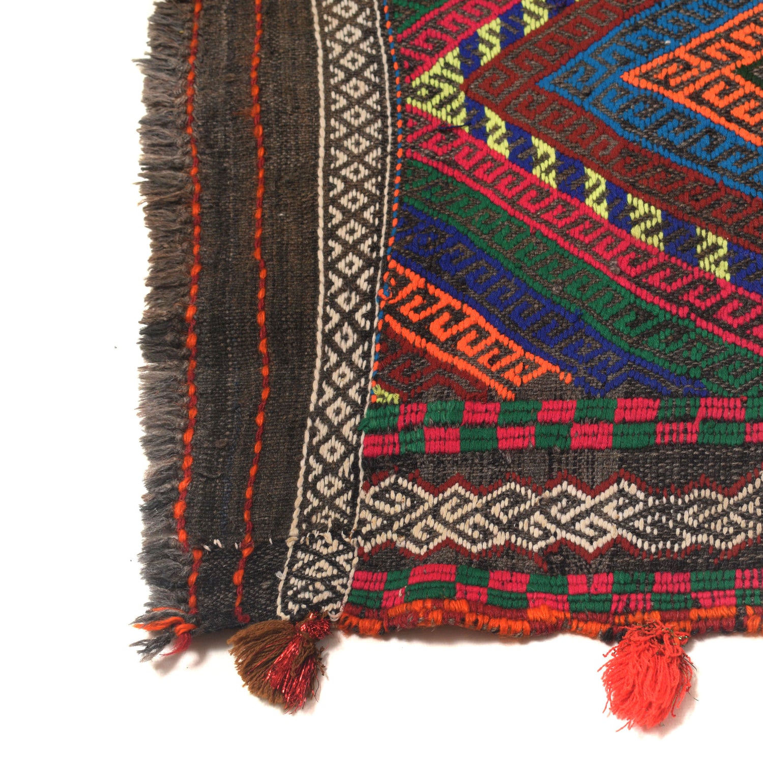 Flatweave Kilim Runner 2' 1" x 8' 11" (ft) - No. W17141