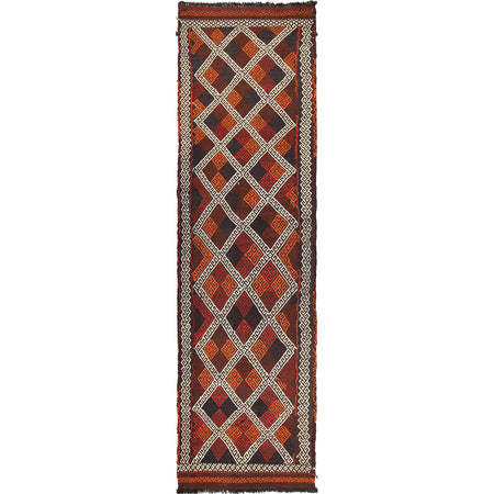 Handmade Suzuni Kelim Runner 2' 5" x 8' 10" (ft) - No. W17142