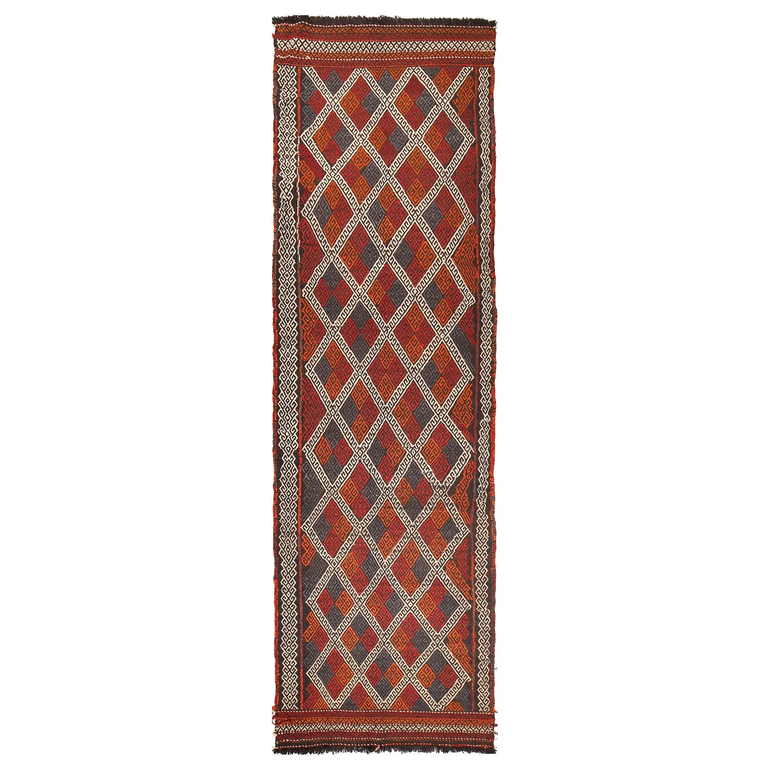 Flatweave Kilim Runner 2' 9" x 9' 6" (ft) - No. W17143