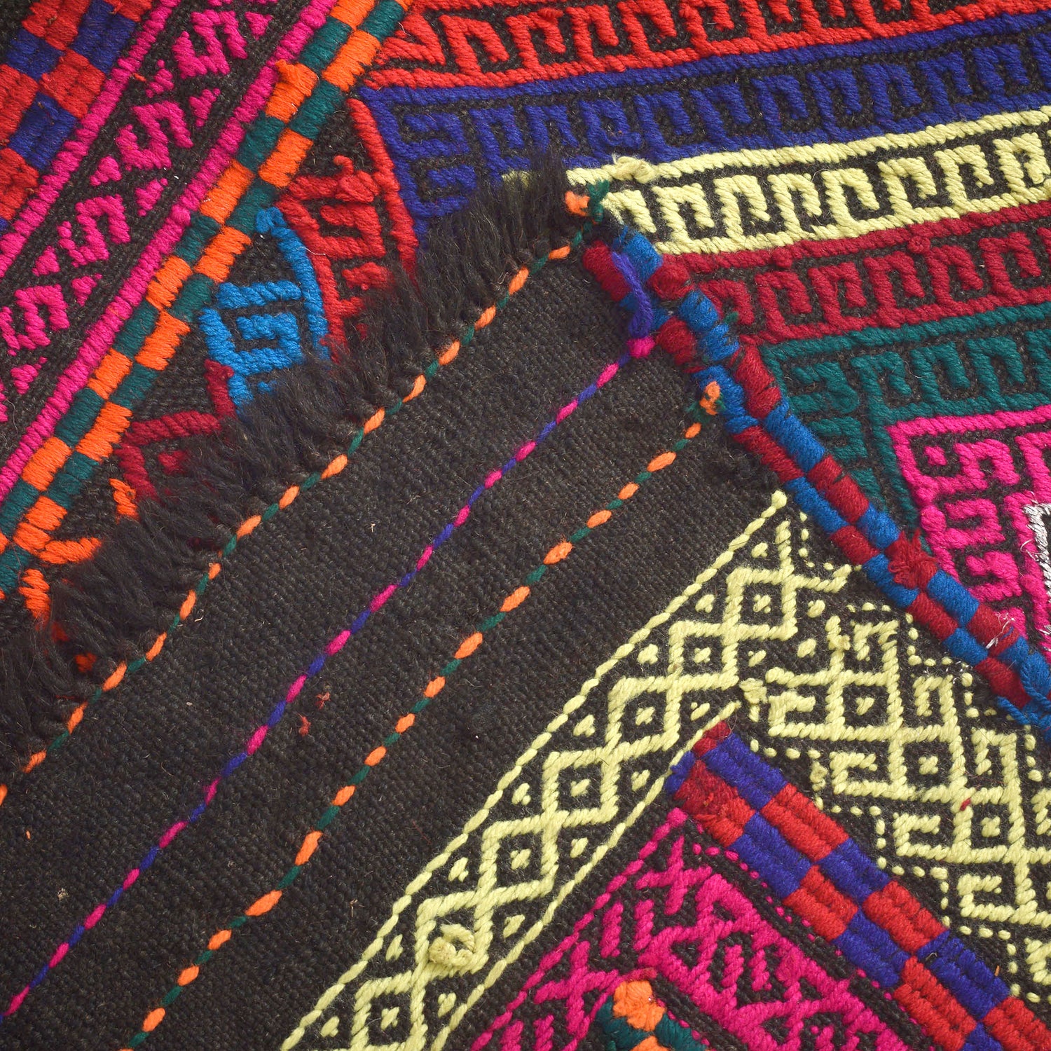 Flatweave Kilim Runner 2' 4" x 9' 4" (ft) - No. W17150