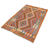 Handmade Vegetable Kilim 3' 6 x 5' 3 (ft) - No. W17198