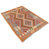 Handmade Vegetable Kilim 3' 6 x 5' 3 (ft) - No. W17198