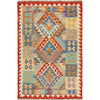 Handmade Vegetable Kilim 3' 3  x 5' 0 (ft) - No. W17228