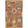 Handmade Vegetable Kilim 2' 5 x 4' 2 (ft) - No. W17344