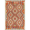 Handmade Vegetable Kilim 3' 1  x 4' 9 (ft) - No. W17374