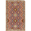 Handmade Vegetable Kilim 3' 2  x 5' 0 (ft) - No. W17413