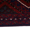 Red Mashwani Short Runner 1' 8 x 7' 2 (ft) - No.W17896