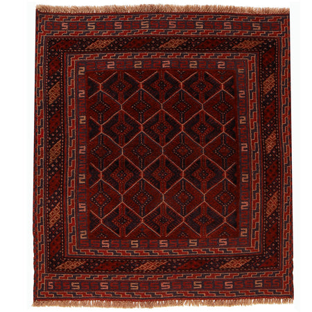 Small Square Rug 3' 8 x 4' 1 (ft) - No. W17917