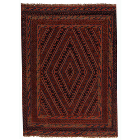 Multi Color  Mashwani Rug 4' 7 x 6' 1 (ft) - No. W17928